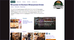 Desktop Screenshot of oliverswholefoods.co.uk